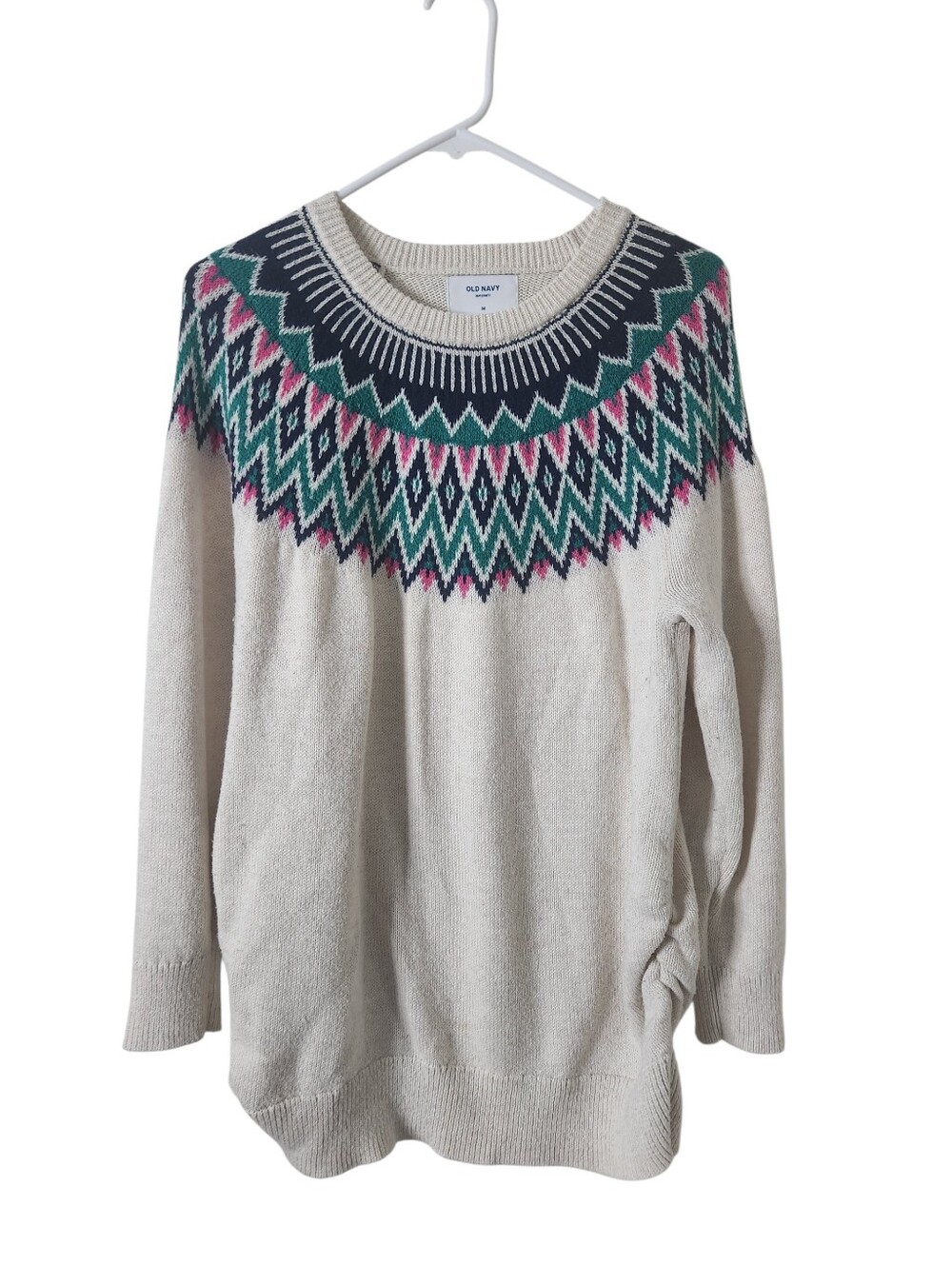 Old Navy Fair Isle Yoke Maternity Sweater